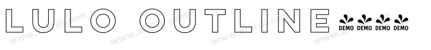 Lulo Outline字体转换 Lulo Outline字体转换